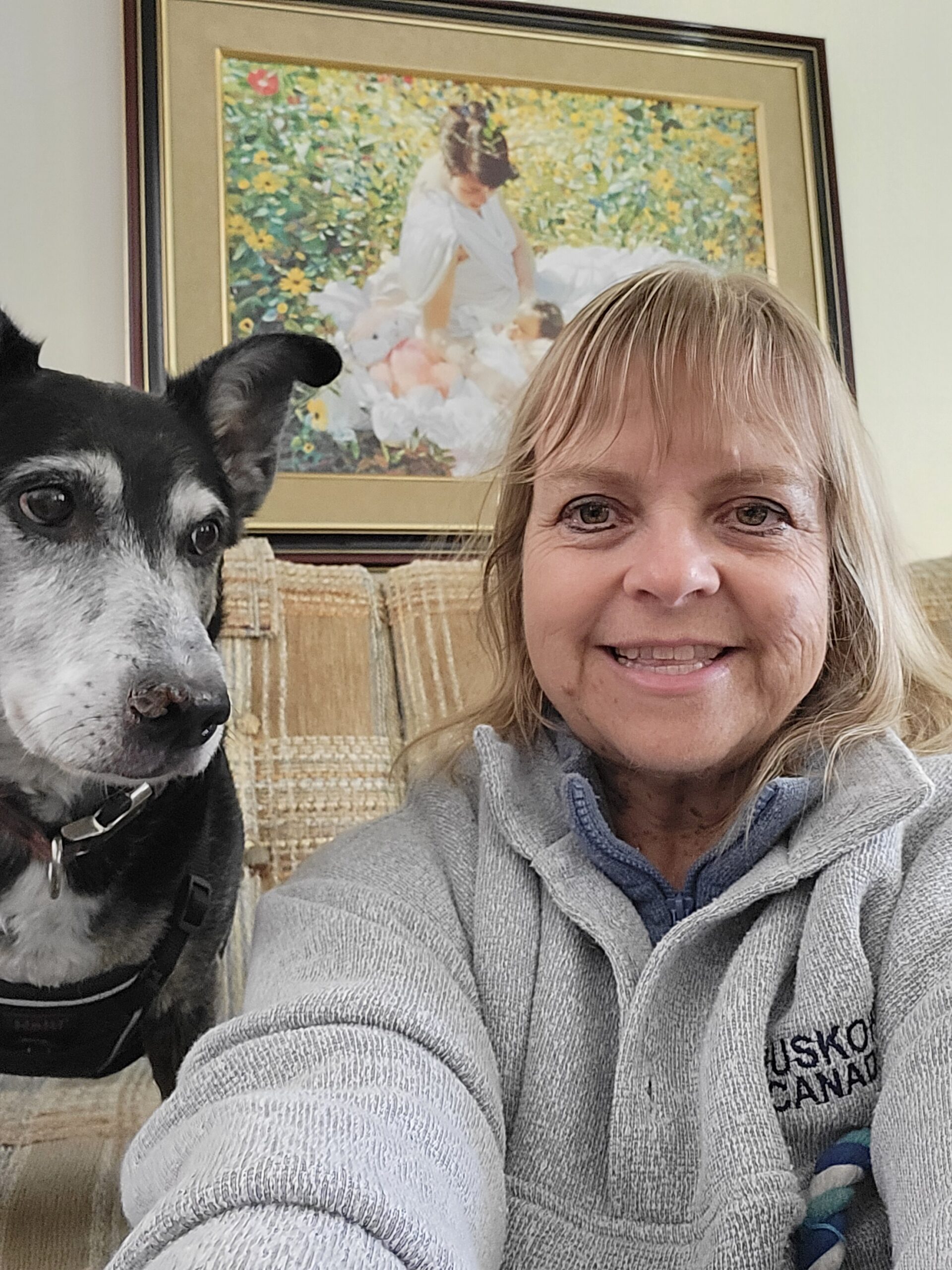Lindsay Bauckham SOD volunteer Lindsay Bauckham with her dog Riley