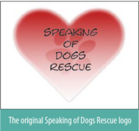 the original Speaking of Dogs logo
